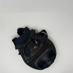 Pet Backpack Carrier. Zip & Velcro Closures. Inside Safety Hook. Adjustable.